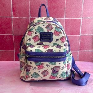 Disney Loungefly Mad Tea Party Mini Backpack